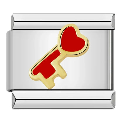Love & Romance Charm Collection — 9mm Italian Bracelet