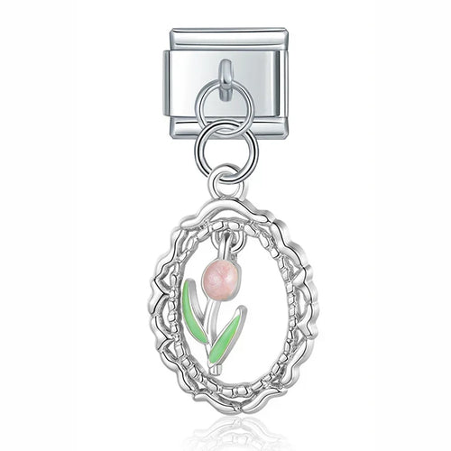 Charm Fleur, Couronne et Lune - NO 14