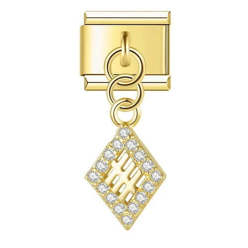Charm Couronne et Lune - NO 13