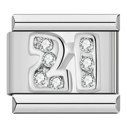 Silver Letter Charm Collection Vol. 2 — 9mm Italian Bracelet
