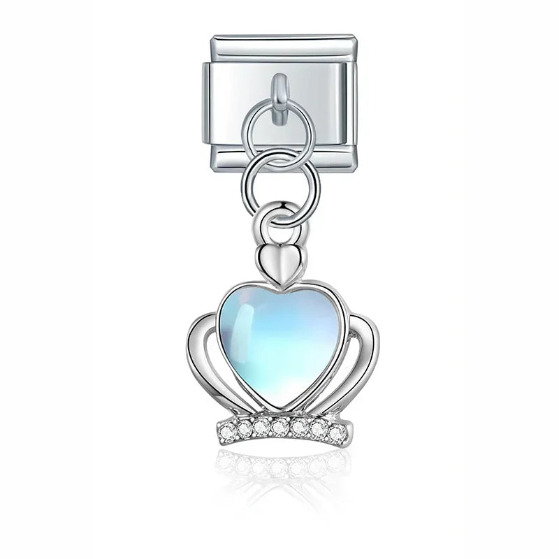 Charm Fleur, Couronne et Lune - NO 4