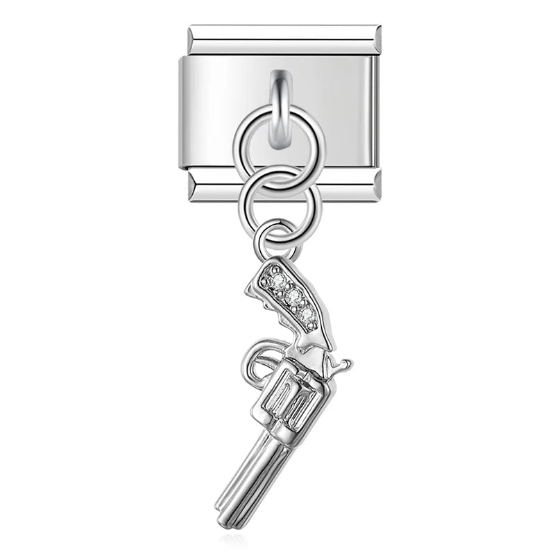 Sweet Moon Charm Collection — 9mm Italian Bracelet