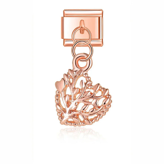 Charm Rose et Enveloppe - DJ375 D