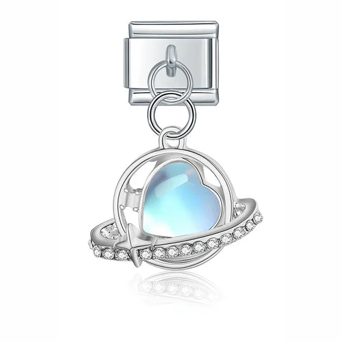 Charm Fleur, Couronne et Lune - NO 7