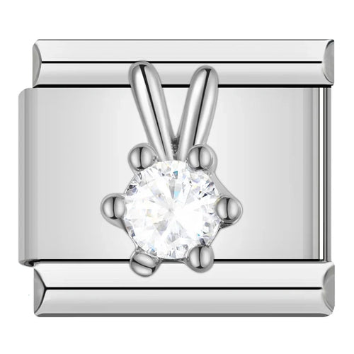 Charm Couronne CZ Arc-en-Ciel - DJ2005 NO 13