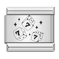 Charm Dés de Casino à Étincelles — photo du produit