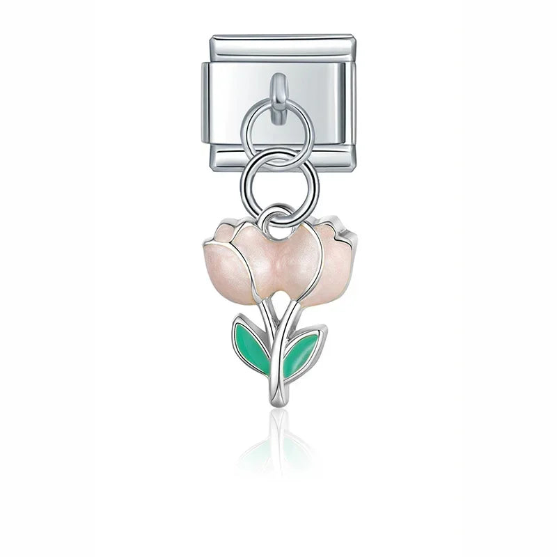 Charm Fleur, Couronne et Lune - NO 12