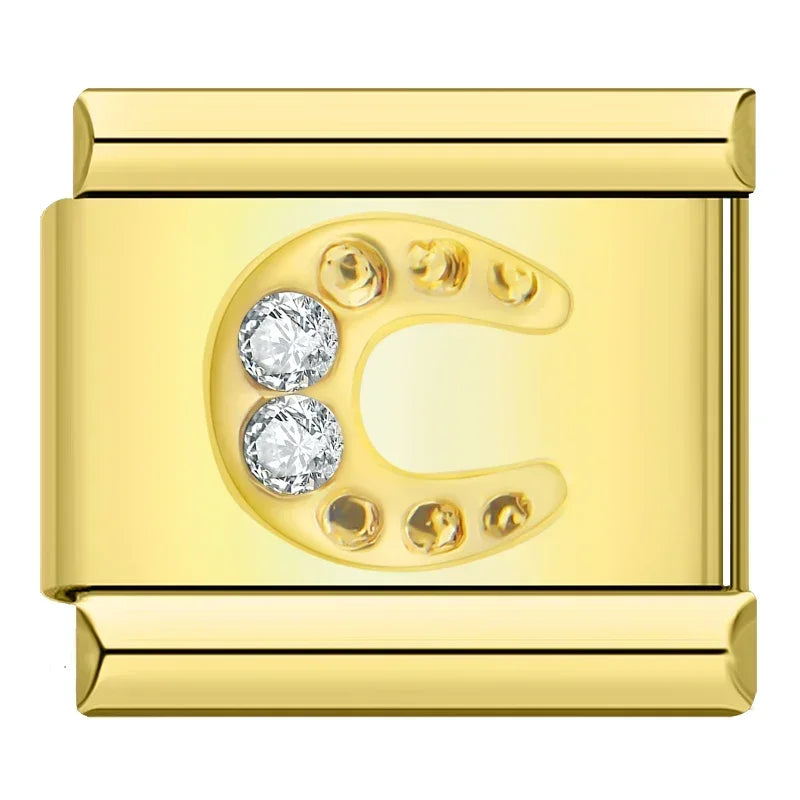 Charm Couronne CZ Arc-en-Ciel - DJ013 B