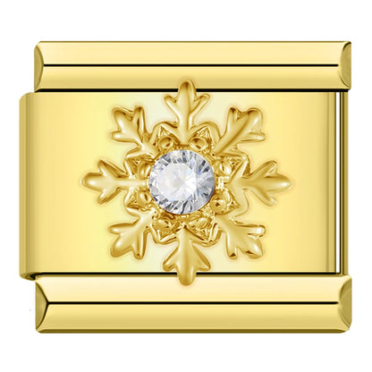 Golden Nature Charm Collection — 9mm Italian Bracelet