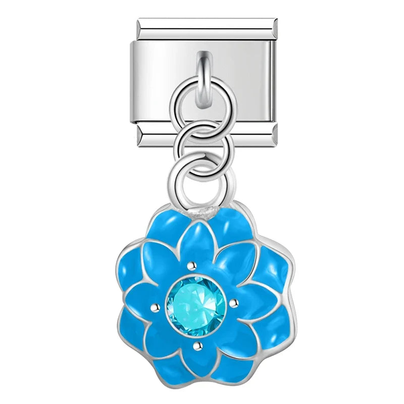 Charm Lune, Fleur et Papillon - DJ1412 NO 13