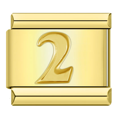 Number Charm Collection Vol. 2 — 9mm Italian Bracelet