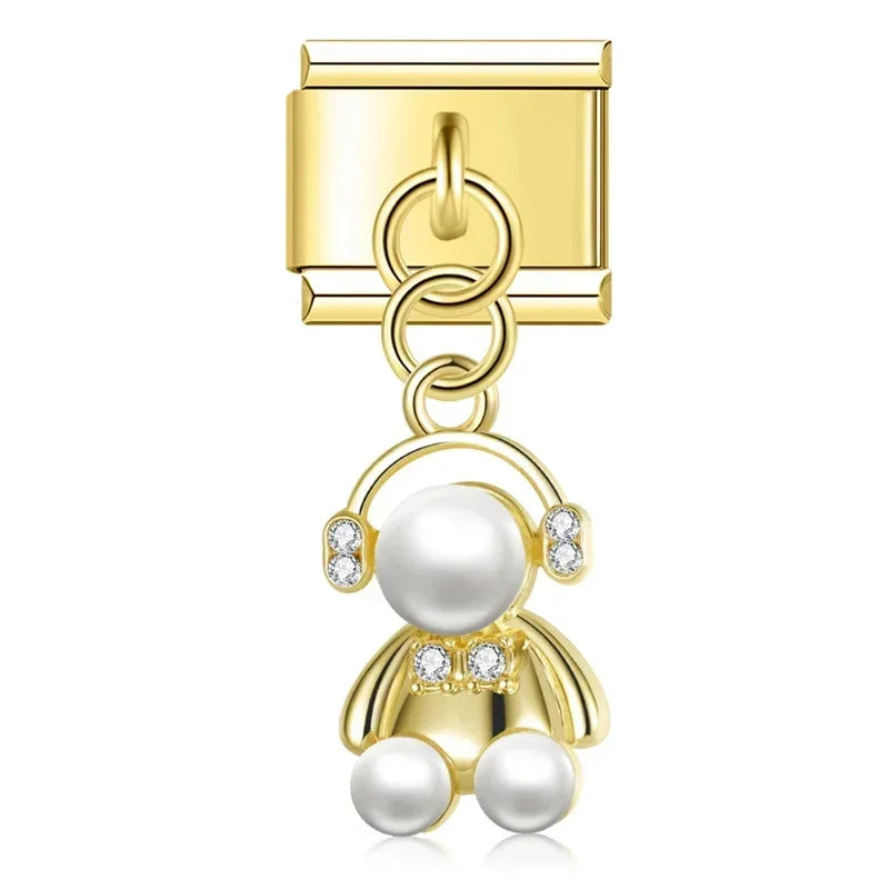 Charm Croix, Cœur et Couronne - DJ804 F
