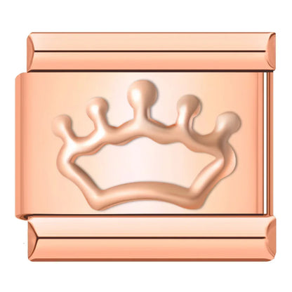 Crown & Princess Charm Collection — 9mm Italian Bracelet