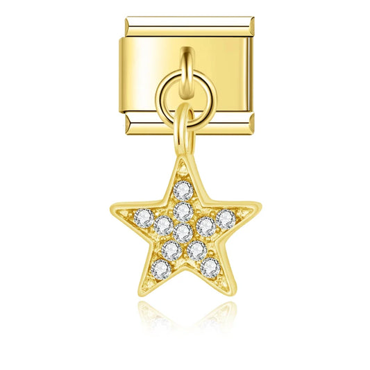 Charm Étoile Pendante en Cristal - Crystal Star