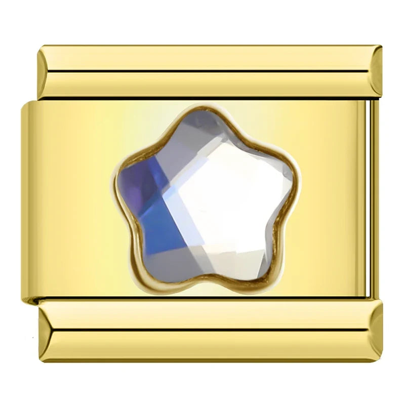 Charm Étoile CZ Dorée - DJ1801 Gold 12