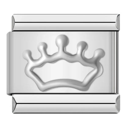 Crown & Princess Charm Collection — 9mm Italian Bracelet