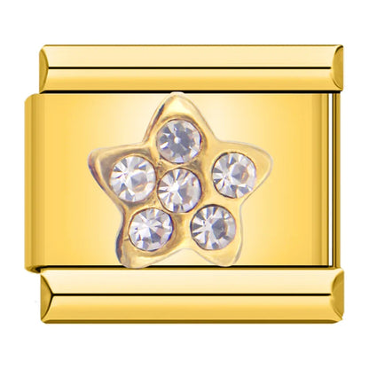 Crown & Wings Charm Collection — 9mm Italian Bracelet