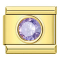 Charm Cristal Lavande Doré — photo du produit