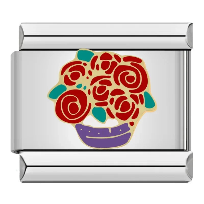 Charm Fleur Romantique Cadeau - DJ097 D