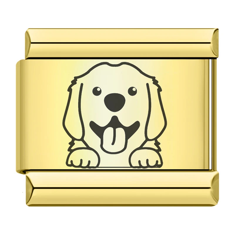 Cat & Dog Charm Collection Vol. 2 — 9mm Italian Bracelet