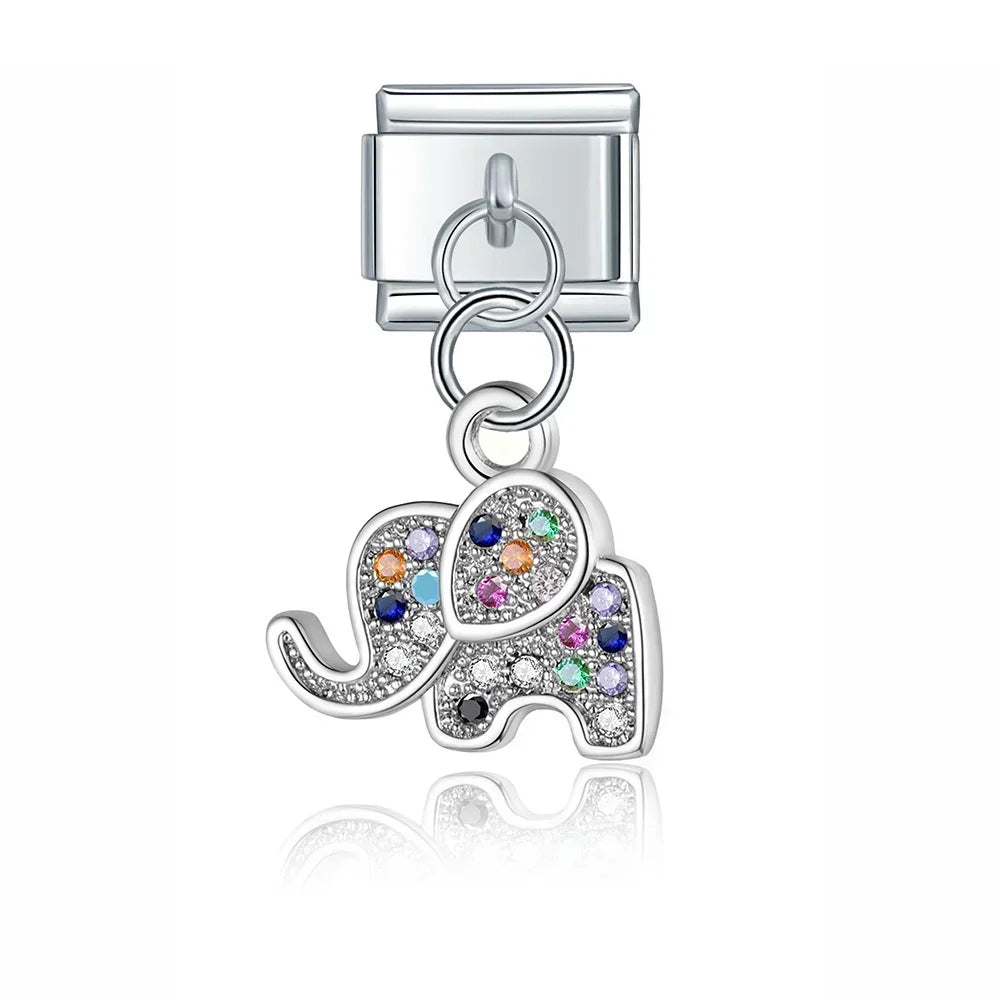 Charm Éléphant et Libellule - DJ600 NO 26