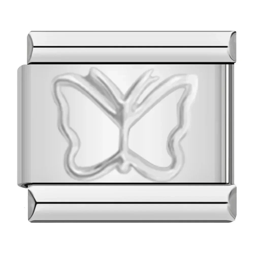 Charm Papillon, Étoile et Croix - A8