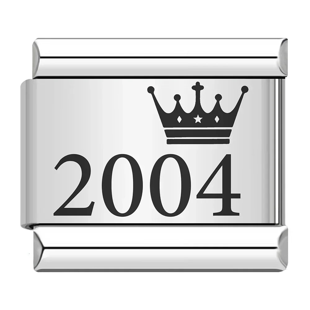 Birth Year Charm Collection — 9mm Italian Bracelet