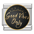 Charm Message Good Vibes Only Doré — photo du produit