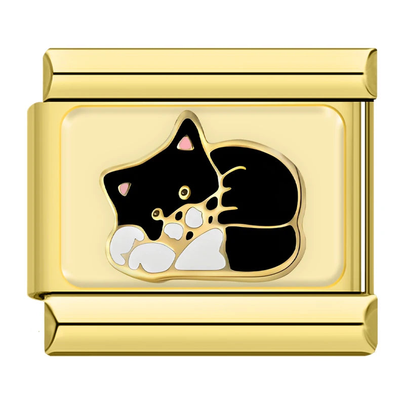 Retro Graphic Charm Collection — 9mm Italian Bracelet