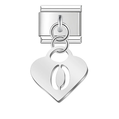 Pastel Letter Charm Collection — 9mm Italian Bracelet
