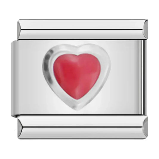 Charm Maillon Cœur Amour - D1