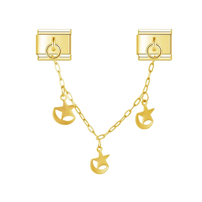 Charm Chaîne Cœur et Étoile - DJ1424 NO 1