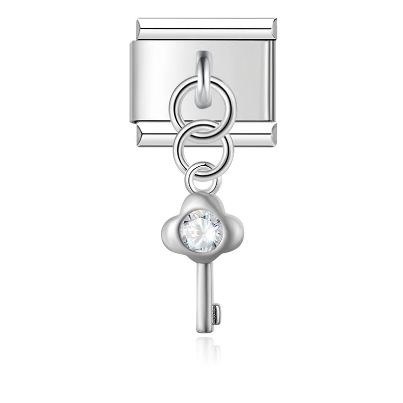 Moon Lock Planet Charm Collection — 9mm Italian Bracelet