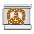 Charm Bretzel Brun Argenté — photo du produit