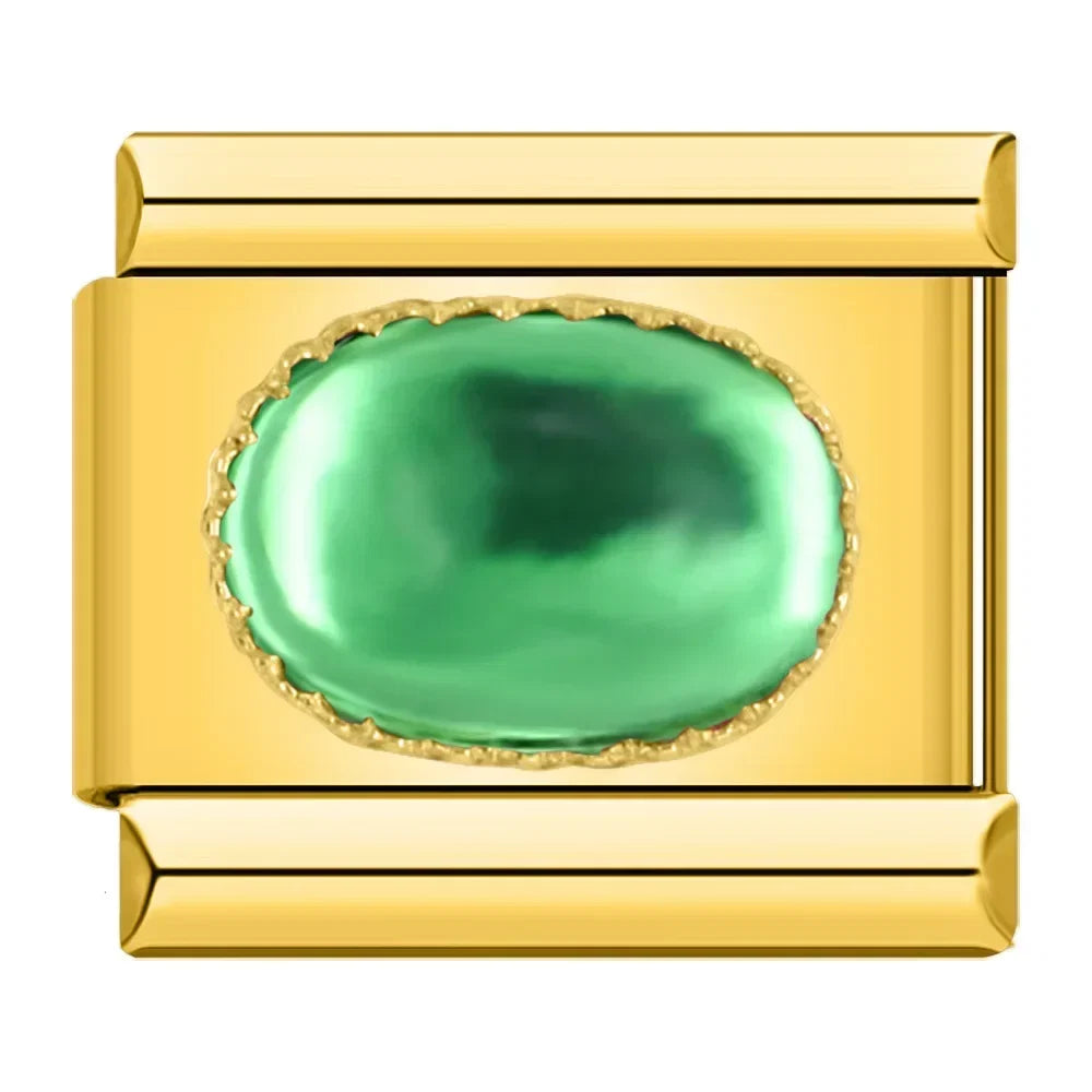 Charm Ellipse CZ - DJ025 G
