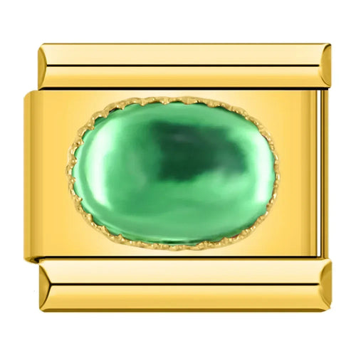 Charm Ellipse CZ - DJ025 G