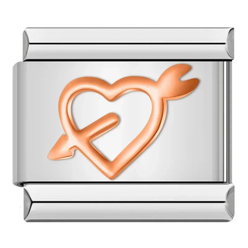 Charm Maillon Cœur Amour - DJ347-B