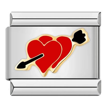Love & Romance Charm Collection — 9mm Italian Bracelet