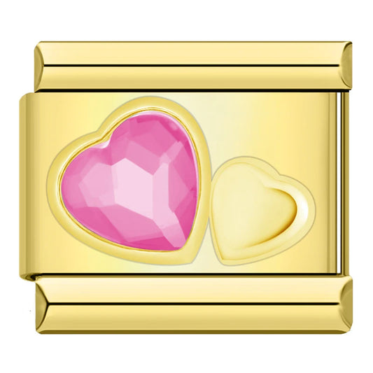 Charm Cœur CZ Arc-en-Ciel - DJ1467 NO 5