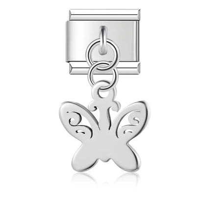 Butterfly Love Charm Collection — 9mm Italian Bracelet