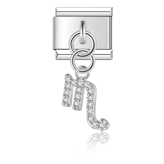 Charm Zodiaque CZ Pendant - DJ1871 Silver 2