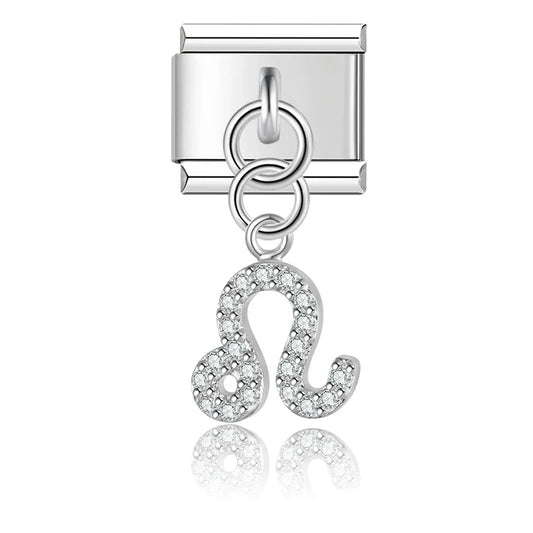 Charm Zodiaque CZ Pendant - DJ1871 Silver 6