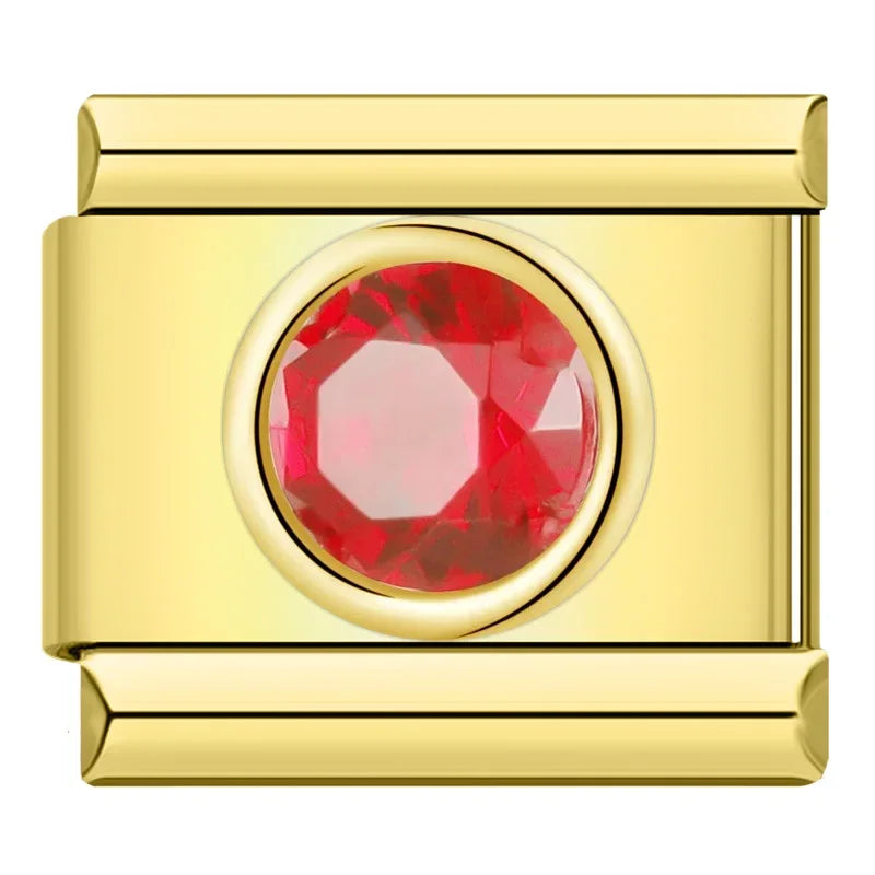 Charm CZ Rond Arc-en-Ciel - DJ1444 NO 9