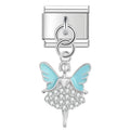Charm pendentif Fée Turquoise Argentée — photo du produit