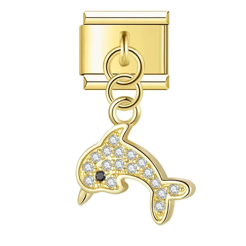 Charm Couronne et Lune - NO 25
