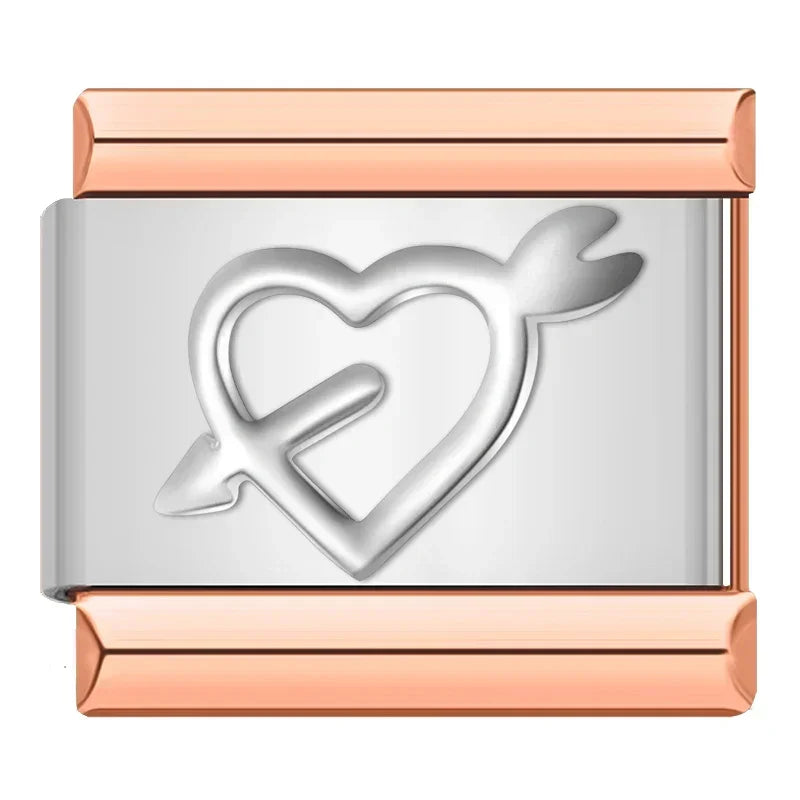 Charm Maillon Cœur Amour - DJ347-A