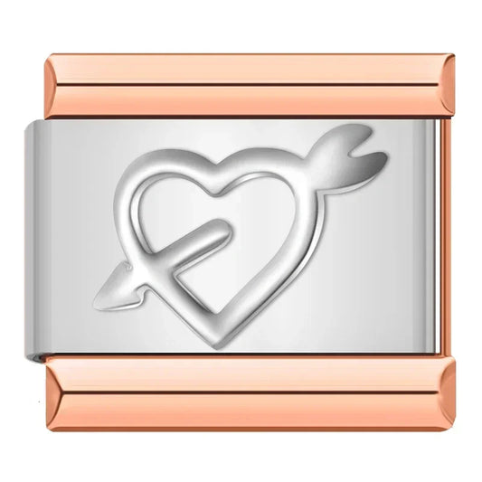 Charm Maillon Cœur Amour - DJ347-A