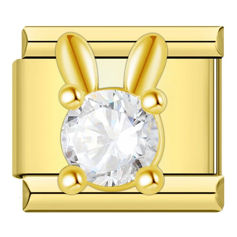 Charm Couronne CZ Arc-en-Ciel - DJ2005 NO 7