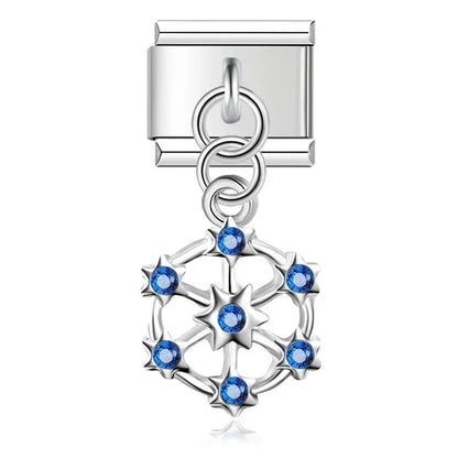 Crystal Dangle Charm Collection — 9mm Italian Bracelet