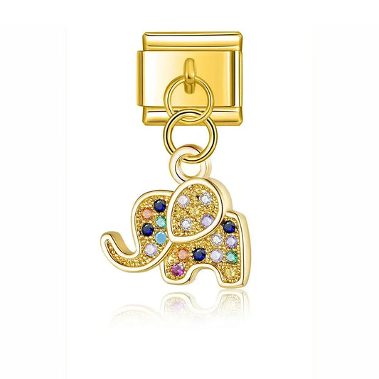 Charm Éléphant et Libellule - DJ600 NO 27